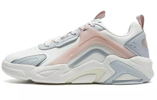 Кроссовки для скейтбординга женские, низкие, белые/серые Xtep