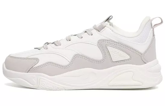 Кроссовки для скейтбординга женские, низкие, белые/серые Xtep