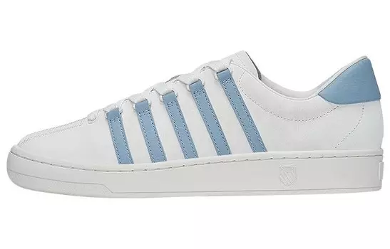 Кроссовки для скейтбординга женские, низкие, белые/синие Kswiss