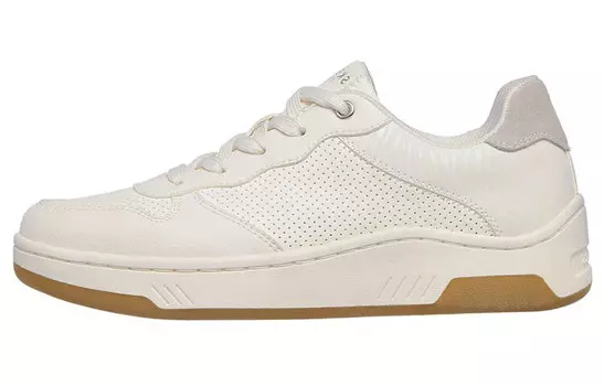Кроссовки для скейтбординга женские, низкие, белые Skechers