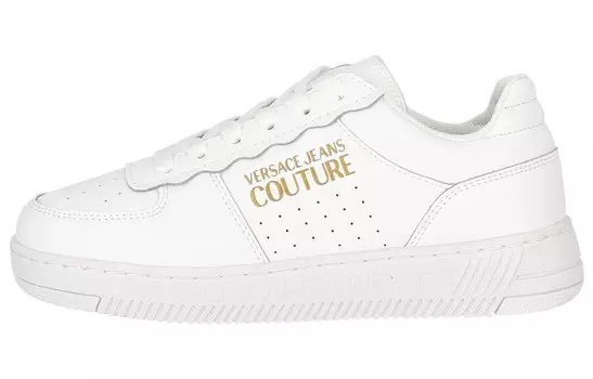 Кроссовки для скейтбординга женские, низкие, белые Versace Jeans