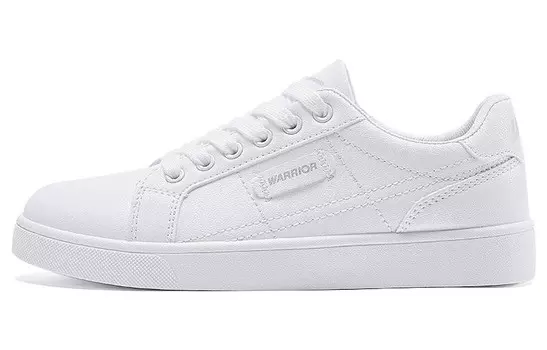 Кроссовки для скейтбординга женские, низкие, белые Warrior