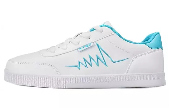 Кроссовки для скейтбординга женские, низкие, белые Xtep