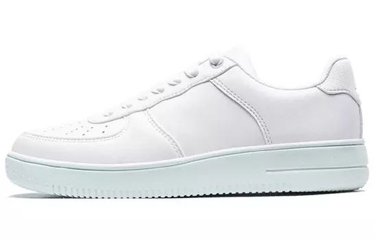 Кроссовки для скейтбординга женские, низкие, белые/зеленые Xtep