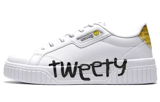 Кроссовки для скейтбординга женские, низкие, белые/желтые Xtep