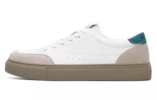 Кроссовки для скейтбординга женские, низкие, бежевые/белые Dickies