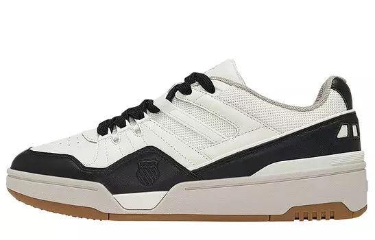 Кроссовки для скейтбординга женские, низкие, бежевые/черные Kswiss