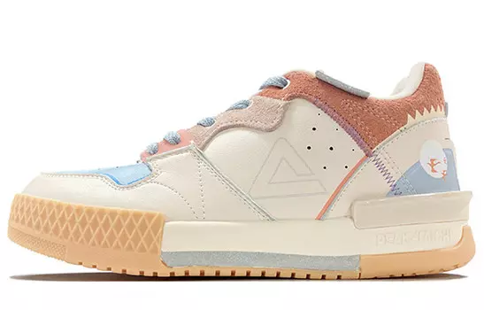 Кроссовки для скейтбординга женские, низкие, бежевые Peak