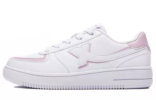 Кроссовки для скейтбординга женские, низкие, бежевые/розовые Xtep