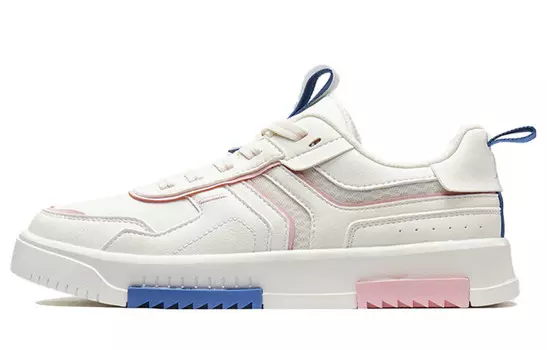 Кроссовки для скейтбординга женские, низкие, бежевые/розовые Xtep