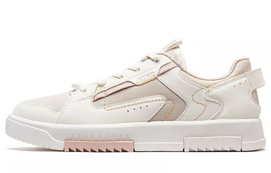 Кроссовки для скейтбординга женские, низкие, бежевые/розовые Xtep