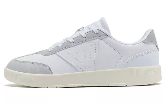 Кроссовки для скейтбординга женские, низкие, большие, белые/светло-серые Peak