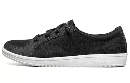 Кроссовки для скейтбординга женские, низкие, черные/белые Skechers