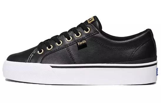 Кроссовки для скейтбординга женские низкие черные Keds