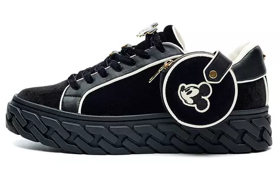 Кроссовки для скейтбординга женские низкие черные Li-Ning 1990