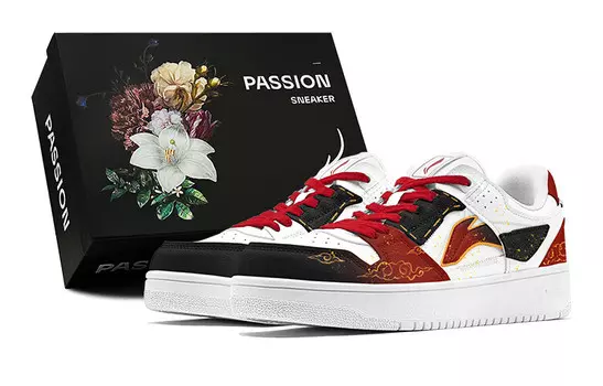 Кроссовки для скейтбординга женские низкие черные Lining