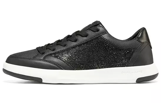 Кроссовки для скейтбординга женские низкие черные Skechers