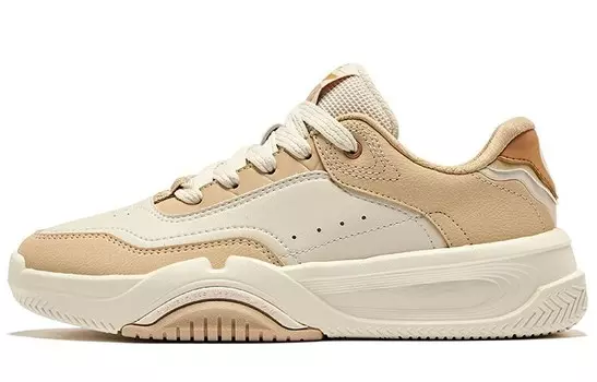 Кроссовки для скейтбординга женские низкие, цвет яичная скорлупа серый овсянка Erke