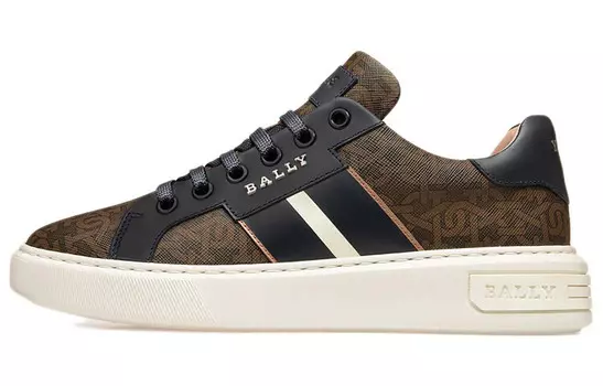 Кроссовки для скейтбординга женские, низкие, коричневые/синие Bally