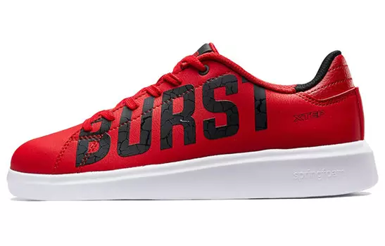 Кроссовки для скейтбординга женские низкие красные Xtep