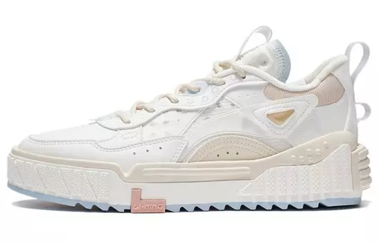 Кроссовки для скейтбординга женские низкие, кремово-белый/кремовый пепел Lining