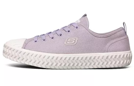 Кроссовки для скейтбординга женские, низкие, лавандового цвета Skechers