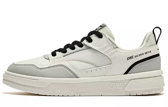 Кроссовки для скейтбординга женские низкие микрокристаллические белые облачно-туманные серые Erke
