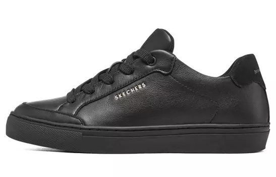 Кроссовки для скейтбординга женские низкие, полностью черные Skechers