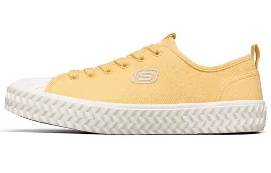 Кроссовки для скейтбординга женские, низкие, ярко-желтые Skechers