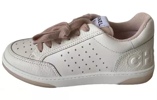 Кроссовки для скейтбординга женские, низкие, розовые Chanel