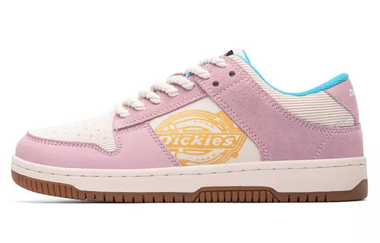 Кроссовки для скейтбординга женские, низкие, розовые Dickies