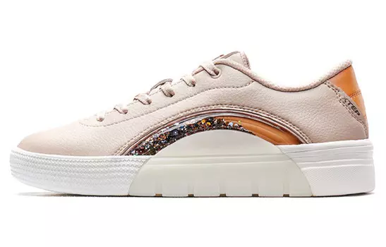 Кроссовки для скейтбординга женские низкие розовые/красные Xtep