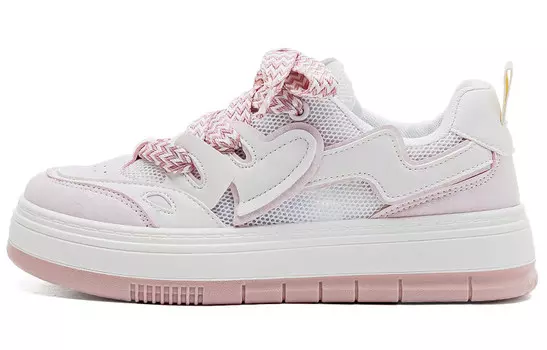 Кроссовки для скейтбординга женские, низкие, розовые Warrior