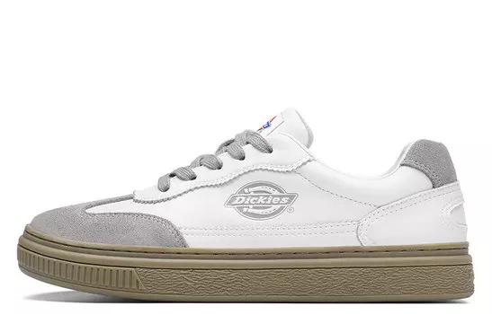 Кроссовки для скейтбординга женские, низкие, серо-бежевые Dickies