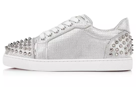 Кроссовки для скейтбординга женские, низкие, серые Christian Louboutin