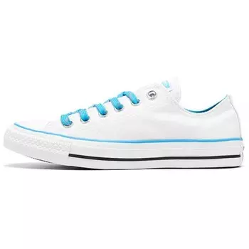 Кроссовки для скейтбординга женские, низкие, синие/белые Converse