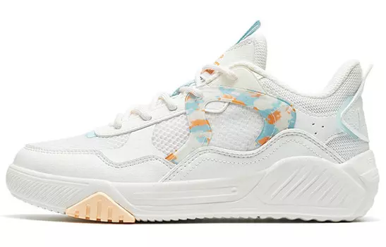 Кроссовки для скейтбординга женские с низким верхом Sail белые/прозрачно-синие Xtep