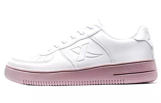 Кроссовки для скейтбординга женские с низким верхом белые/розовые Xtep