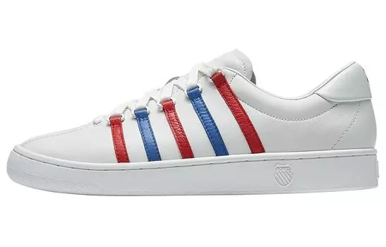 Кроссовки для скейтбординга женские с низким верхом белые/красные/синие Kswiss