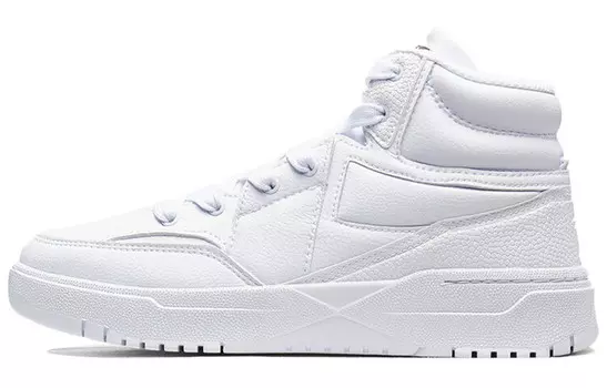 Кроссовки для скейтбординга женские, средней высоты, белые/золотые Xtep