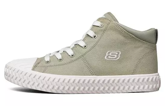 Кроссовки для скейтбординга женские, средней высоты, мятно-зеленые Skechers
