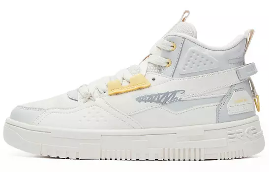 Кроссовки для скейтбординга женские, средней высоты, неотбеленные, основной цвет/карандаш серый Erke