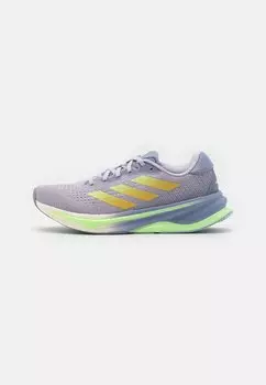 Кроссовки для стабилизации SUPERNOVA SOLUTION adidas Performance, цвет silver dawn/spark/green spark