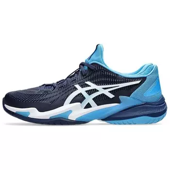 Кроссовки для тенниса Court FF 3 Novak мужские низкие, просторные, синие/белые Asics