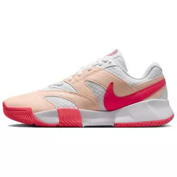 Кроссовки для тенниса Court Lite 4 унисекс с низким верхом, белые/розовые/красные Nike