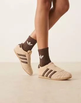 Кроссовки для тхэквондо Adidas Originals светло-коричневого цвета
