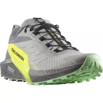 Кроссовки для трейлраннинга Sense Ride 5 мужские Salomon, цвет Alloy Quiet Shade Safety Yellow