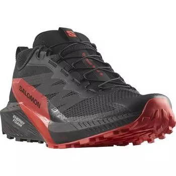 Кроссовки для трейлраннинга Sense Ride 5 мужские Salomon, цвет Black Fiery Red Black