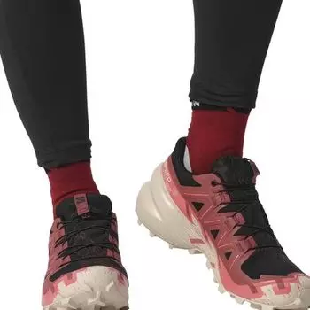 Кроссовки для трейлраннинга Speedcross 6 GTX женские Salomon, цвет Black/Cow Hide/Faded Rose