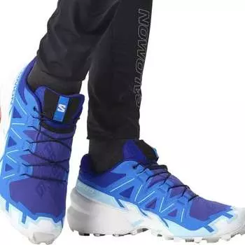 Кроссовки для трейлраннинга Speedcross 6 мужские Salomon, цвет Lapis Blue/Ibiza Blue/White